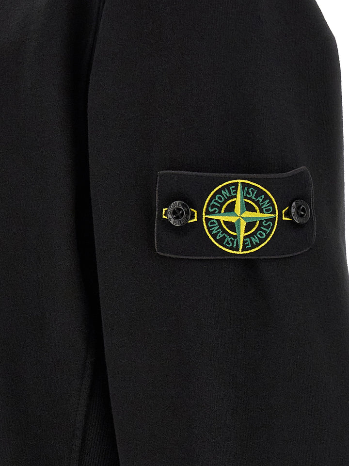 Stone Island Badge Stone Island Sweatshirt - Black | d75645489e33545bbd7c18714f366ae612bed603