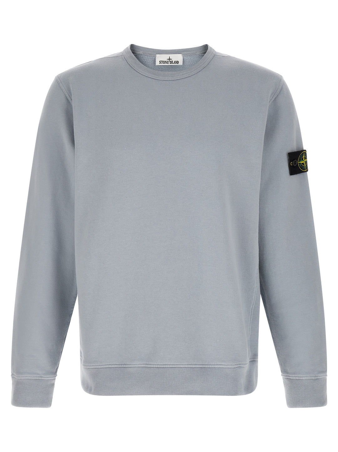 Stone Island Badge Stone Island Sweatshirt - Gray | 70966697c0946d97667f30cdaf1ec0ff25b7e2ae