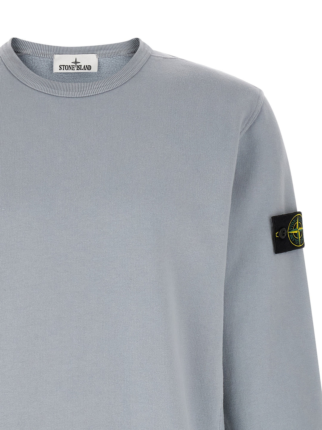 Stone Island Badge Stone Island Sweatshirt - Gray | 80974e056f967537fce2a61a31c46bd26b250b70
