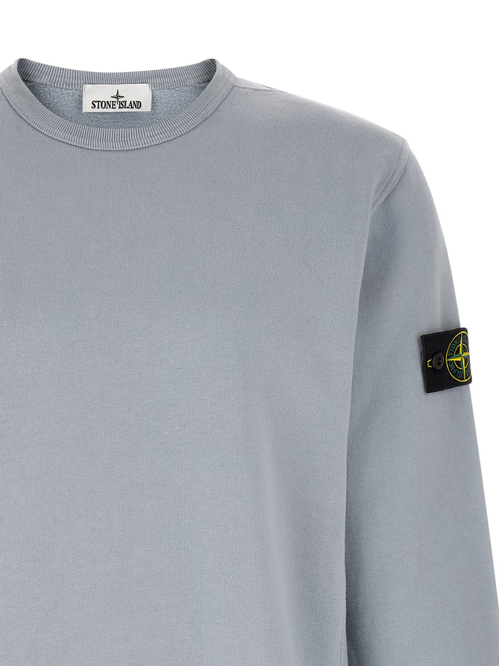 Stone Island Badge Stone Island Sweatshirt - Gray | 80974e056f967537fce2a61a31c46bd26b250b70