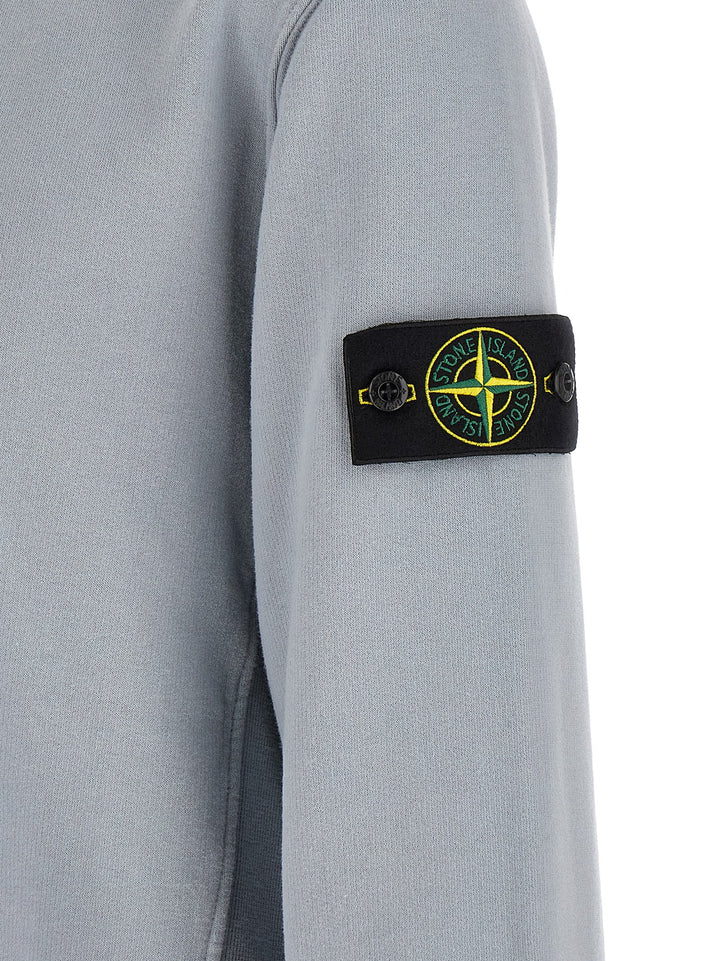 Stone Island Badge Stone Island Sweatshirt - Gray | 596e0f23d073a0a39f8a8ed2bbd778b23e86a56f