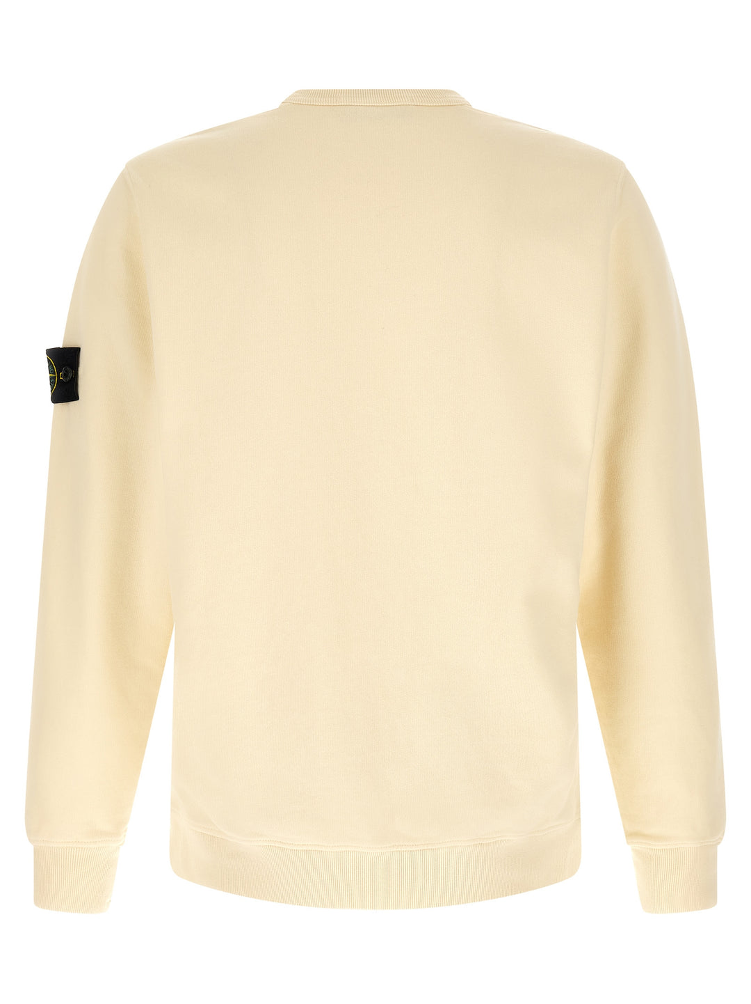 Stone Island Badge Stone Island Sweatshirt - White | 64995a4919c699edc54450890db939f9a2e20453