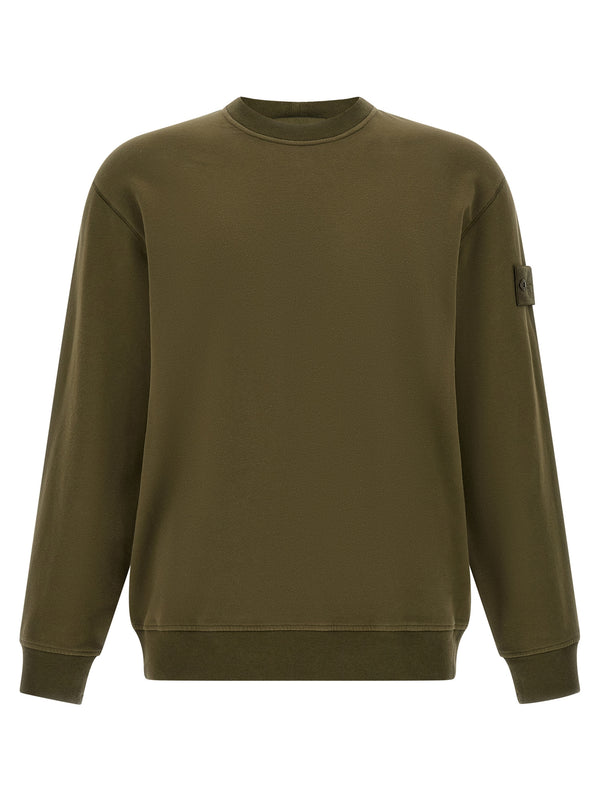 Badge Stone Island Ghost Sweatshirt Green
