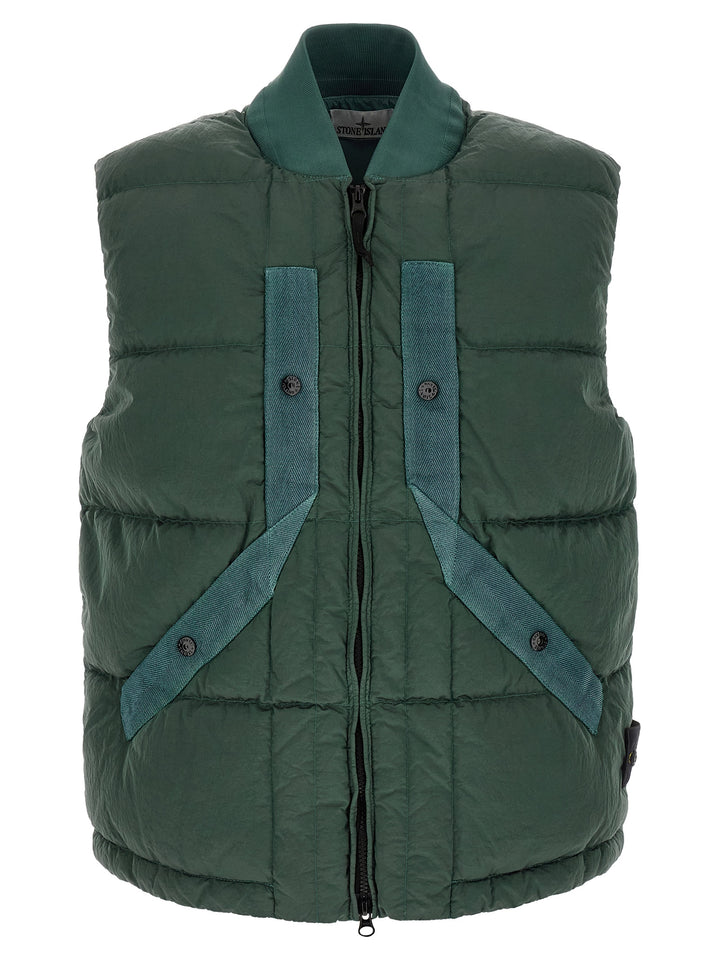 Stone Island G100008 Gilet - Green | 2670a5dadace4eac2eb11bd0f627f77f14752630
