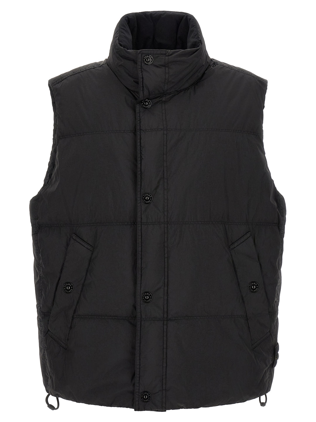 Stone Island Quilted Padded Vest Gilet - Black | 048426b431f9470d0dd4216534d226b8d282bbd6