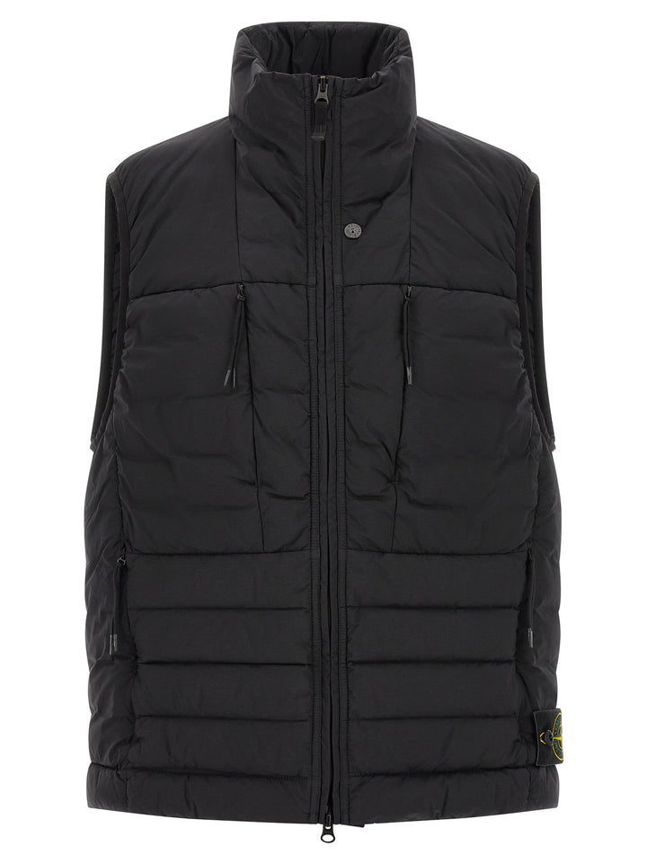 Stone Island G100011 Gilet - Black | b7e36bddd03d4b6bd7125590ddac1571b405a47d