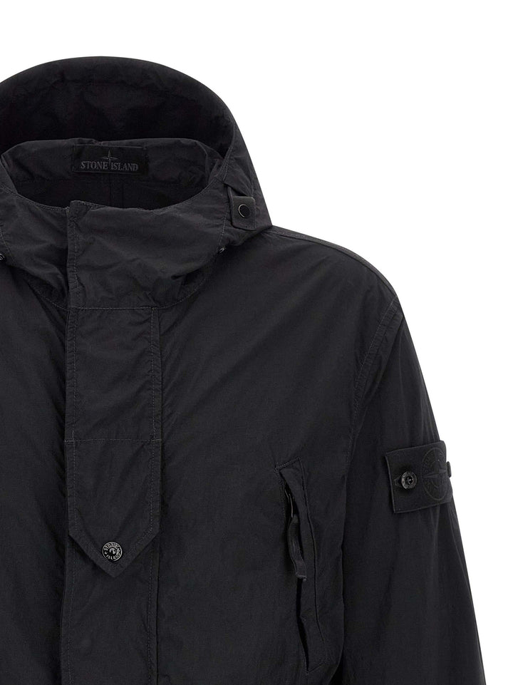 Stone Island Badge Stone Island Ghost Puffer Jackets - Black | 77d7acc0ba24c40fdc70c8279fdd02fd99c60f5e