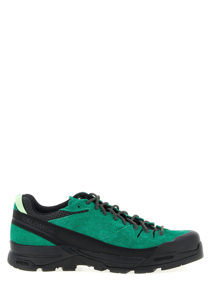 Salomon X-Alp Suede Sneakers - Green | 40f0540d5c5f6cdc7a1cdf6b935e202ca23b7098