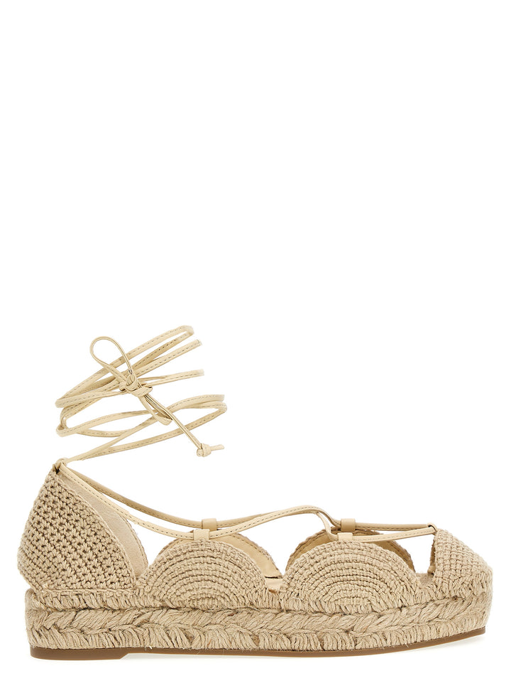 Solar Flat Shoes Beige