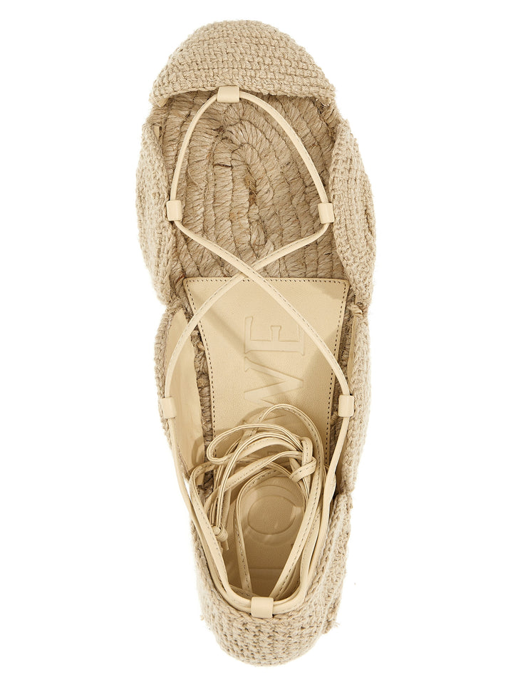 Solar Flat Shoes Beige