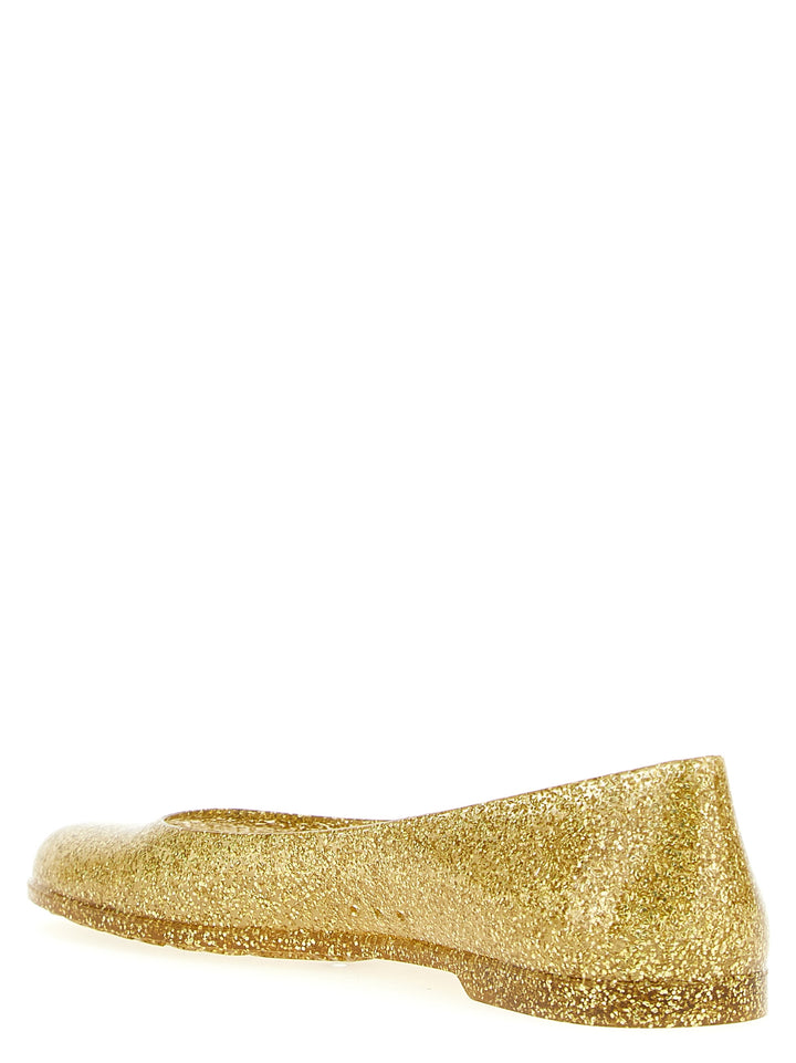 Loewe Toy Flat Shoes Gold