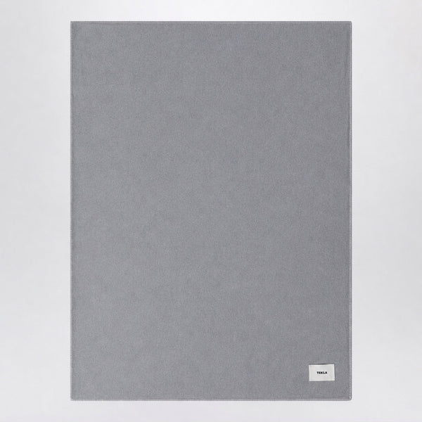 Grey Lambswool Blanket