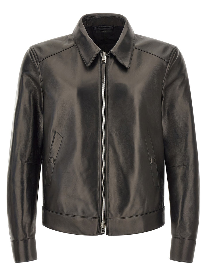 Tom Ford Blouson Nappa Puffer Jackets - Black | 4772d1449fba0ca3bfd650f67047fcc7aad19f17