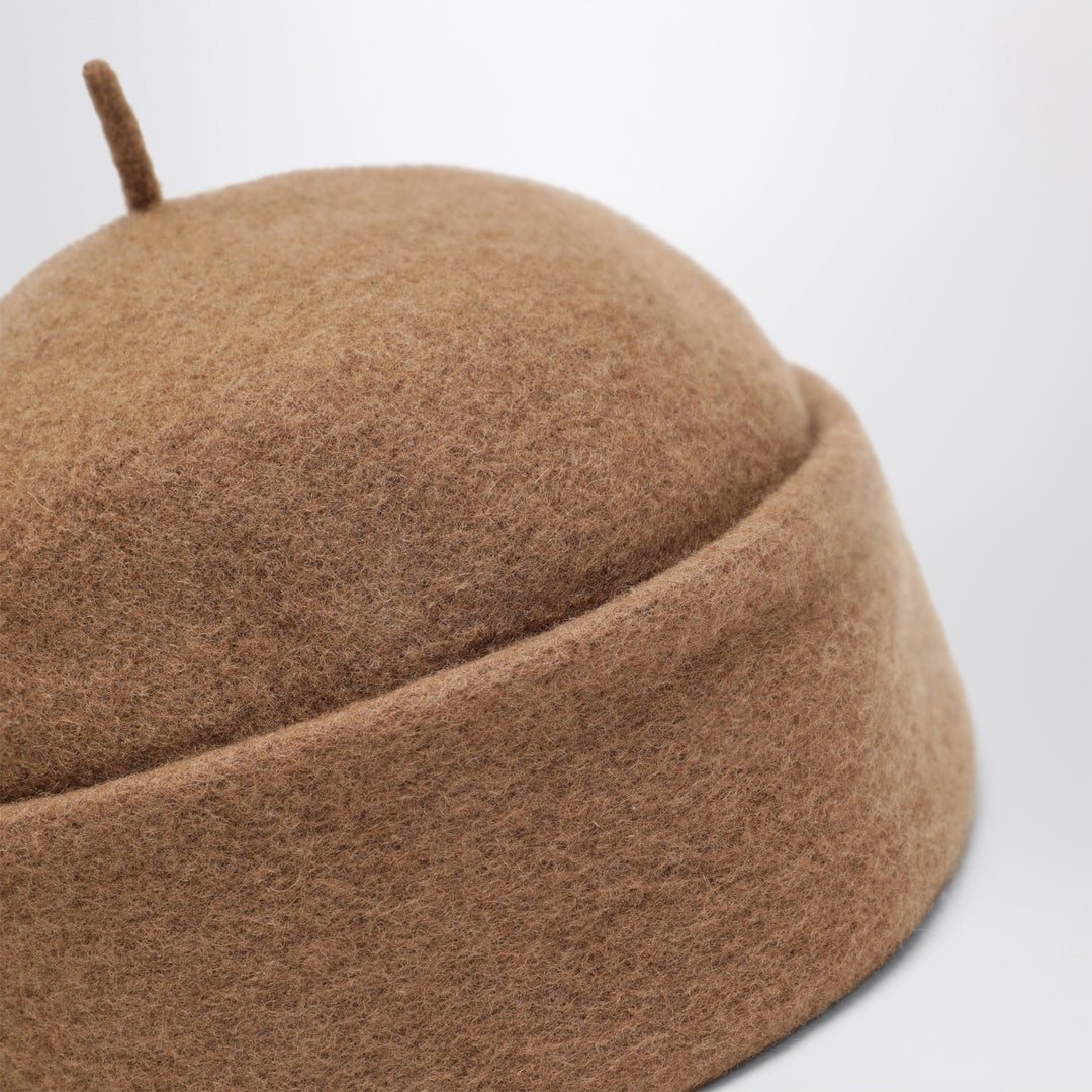 Maison Ola Camel Le Irina Hat In Wool