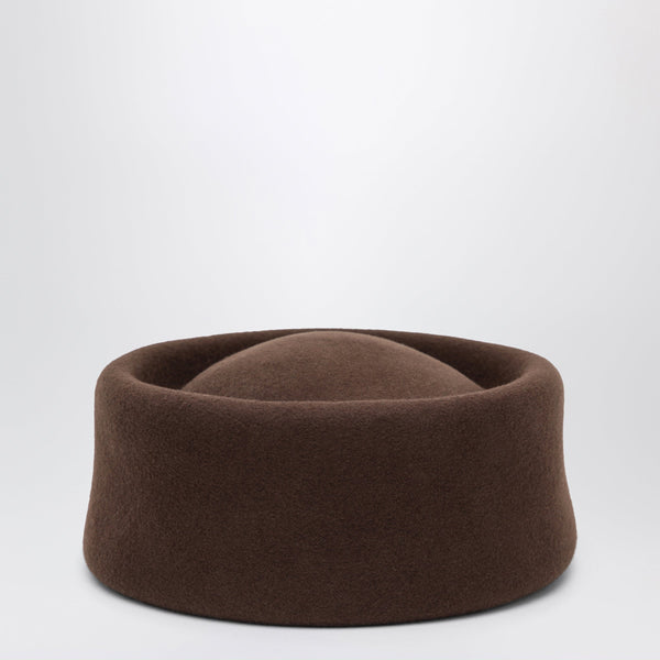 Brown Le Jackie Hat In Wool
