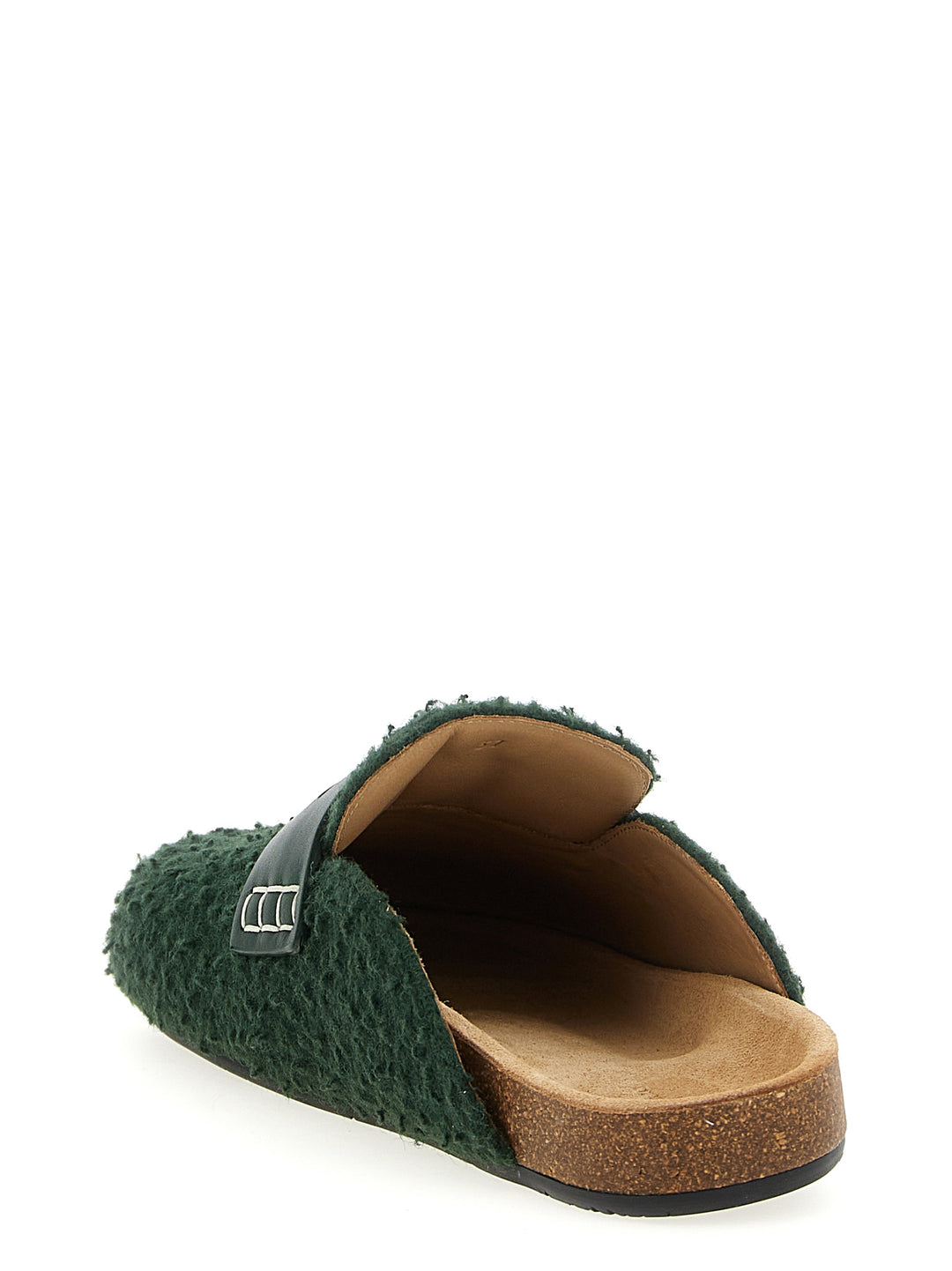 J.W. Anderson Felt Loafer Flat shoes - Green | 90683597e1c9e8a502ded81830ccb5e7ce8a0153