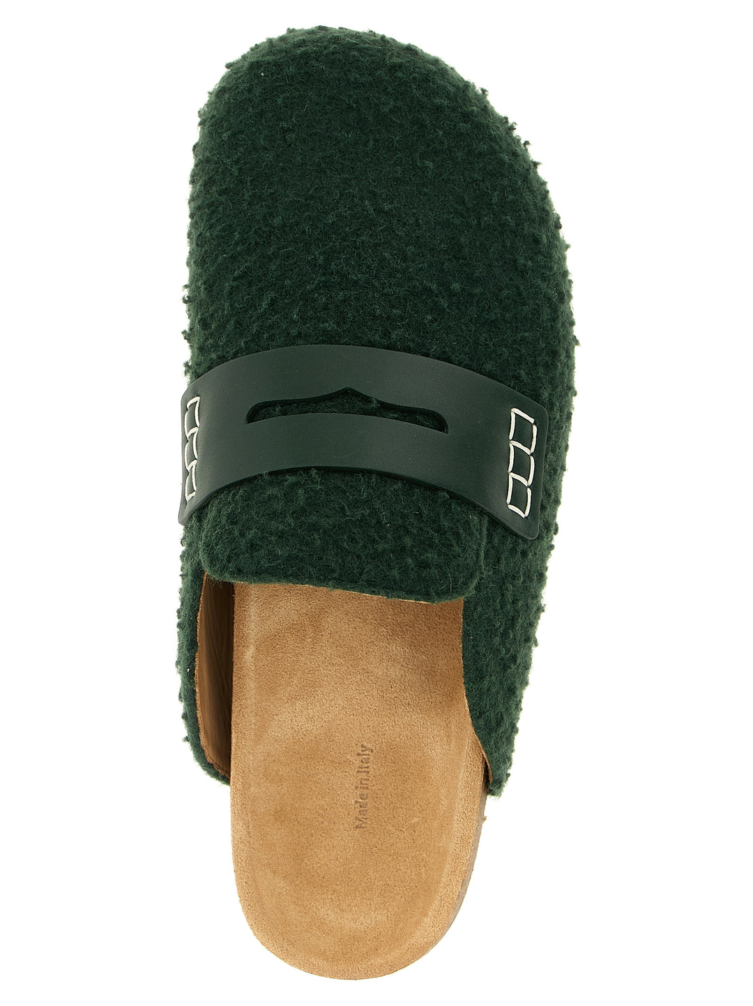J.W. Anderson Felt Loafer Flat shoes - Green | 5fa44ef61250a4319d9504c64abe1c2bdd64cc0d
