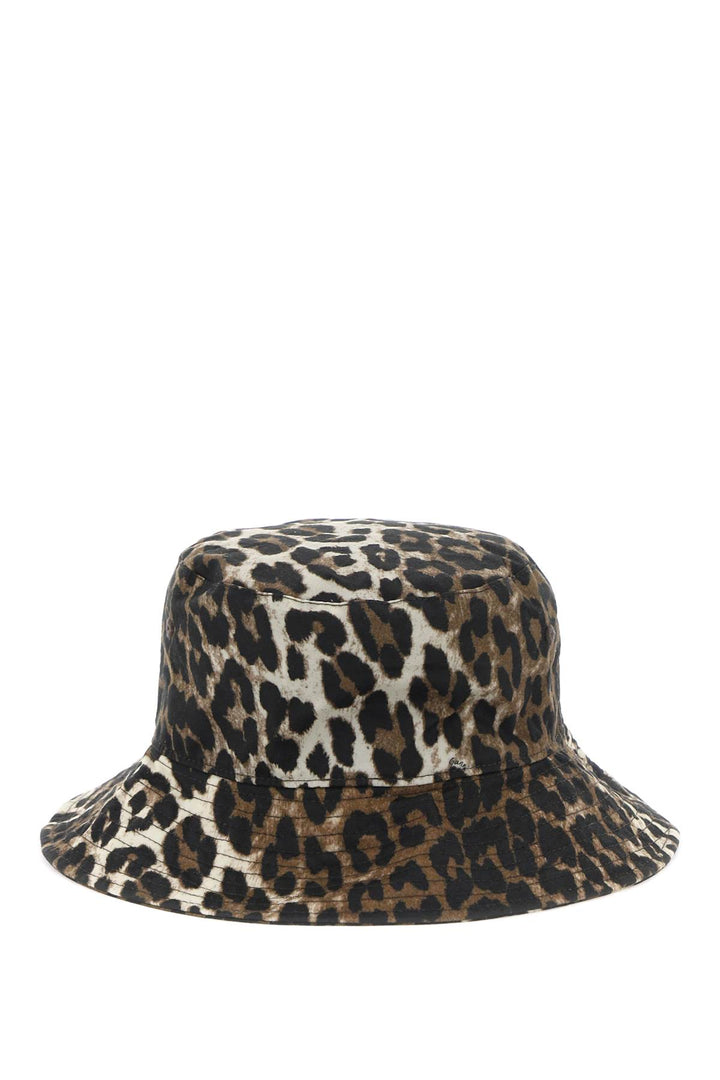 Waxed Leopard Bucket Hat