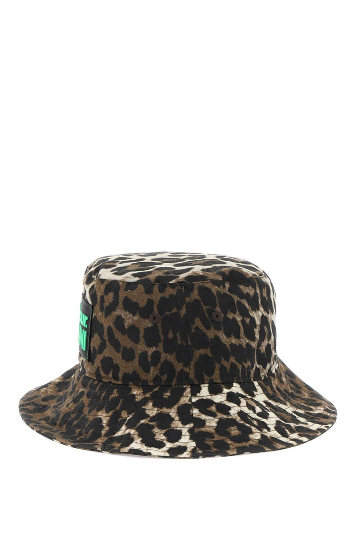 Waxed Leopard Bucket Hat