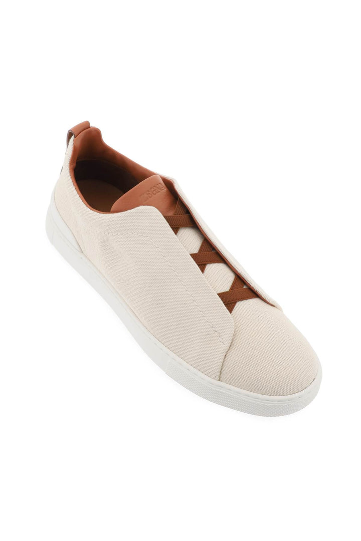 Triple Stitch Slip On Sneakers