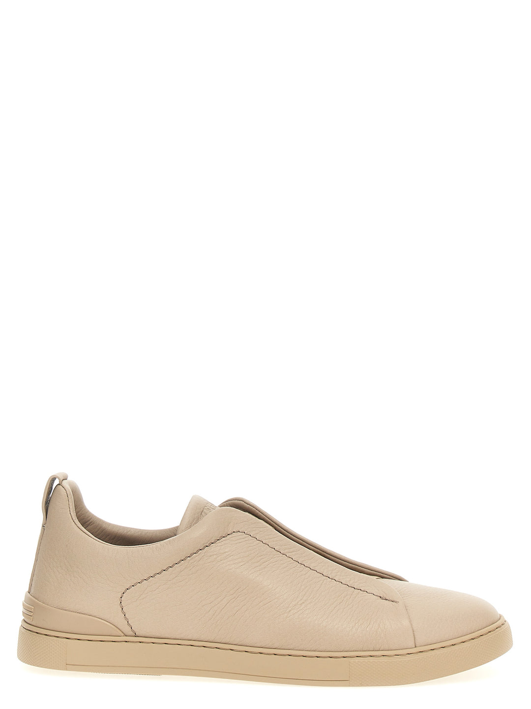 Triple Stitch Sneakers Beige