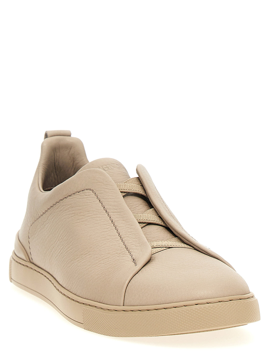 Triple Stitch Sneakers Beige