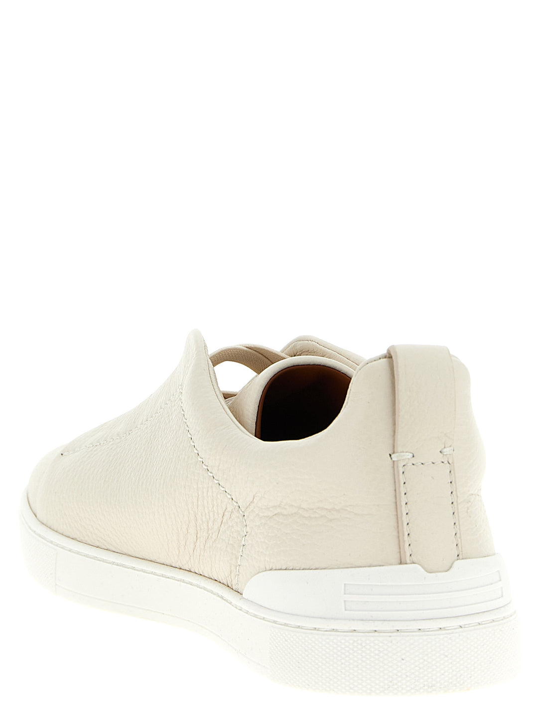 Zegna Triple Stitch Sneakers - Beige | 2144b52afc2e01b7b74c2becc552e509be093f5e
