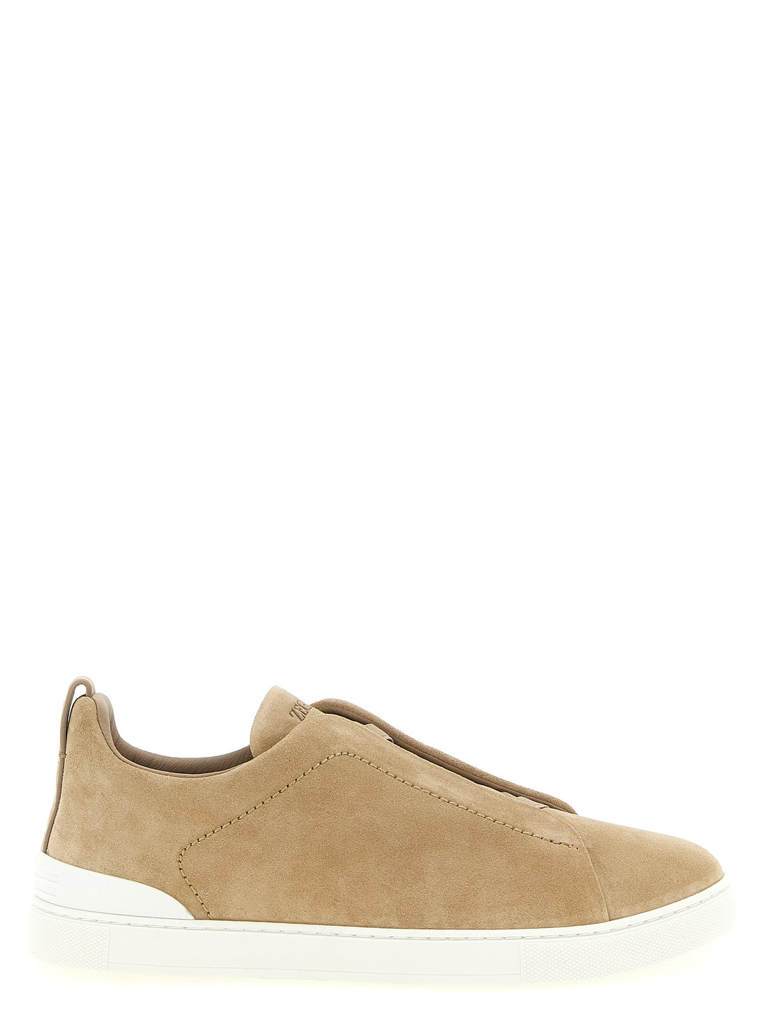 Zegna Triple Stitch Sneakers - Beige | 5bbe54e97abc87d6ff8984e1c470313de913bf96
