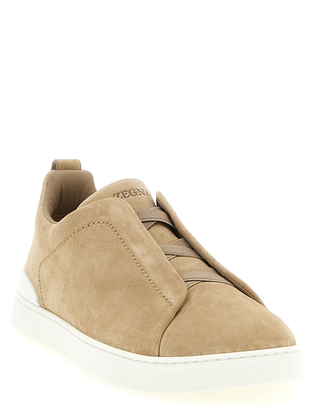 Zegna Triple Stitch Sneakers - Beige | 51123fbff8b223d64b6398a4e1c4052cac5d05ac