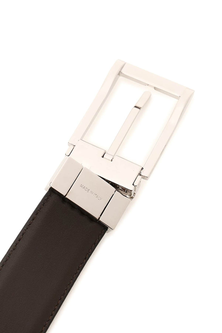 Leather Reversibile Belt