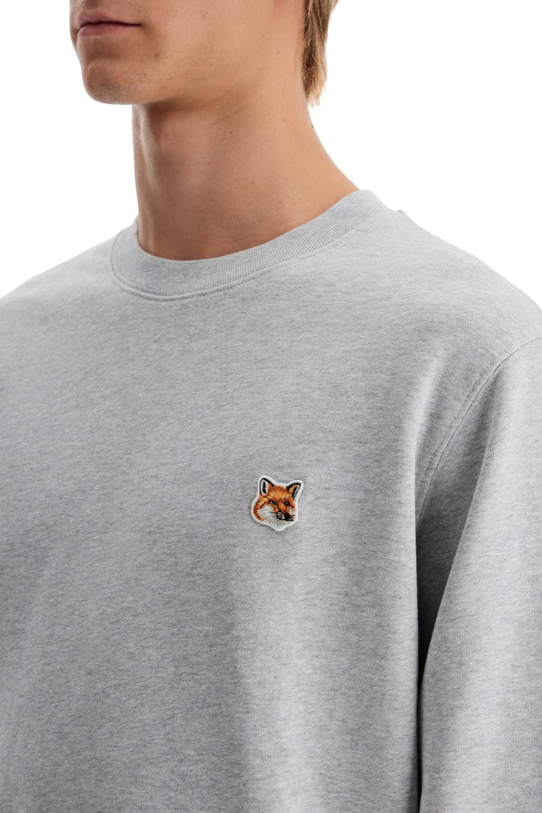 'Fox Head Patch Sweatshirt With