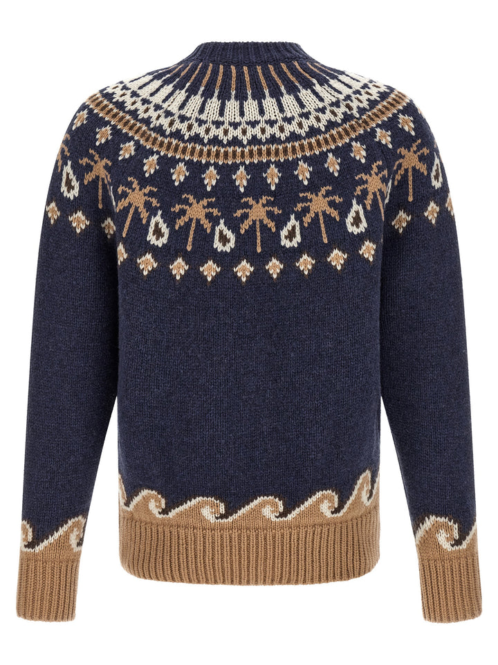Alanui Sweet Winter Sweaters and Cardigans - Blue | d348dd25bd191ac500ec82f0dd7e188c49dbfdf7