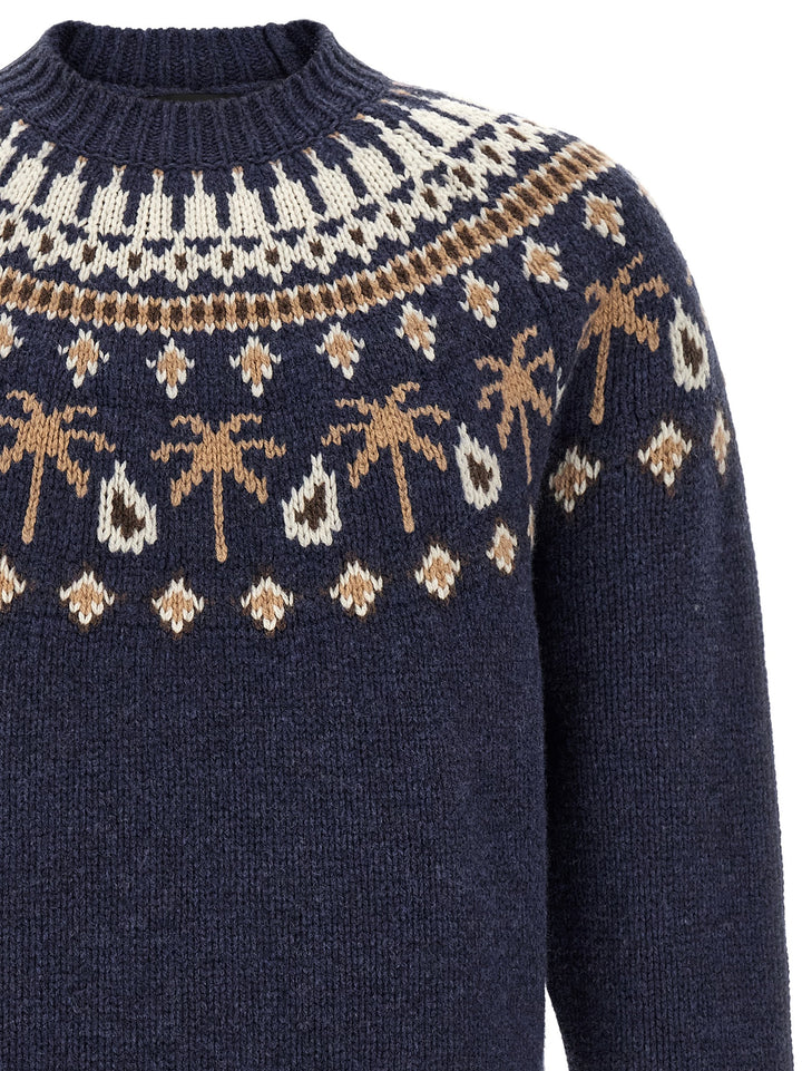 Alanui Sweet Winter Sweaters and Cardigans - Blue | 5c7aac62969eff23dc911a5b8a6dac98c9fcb680