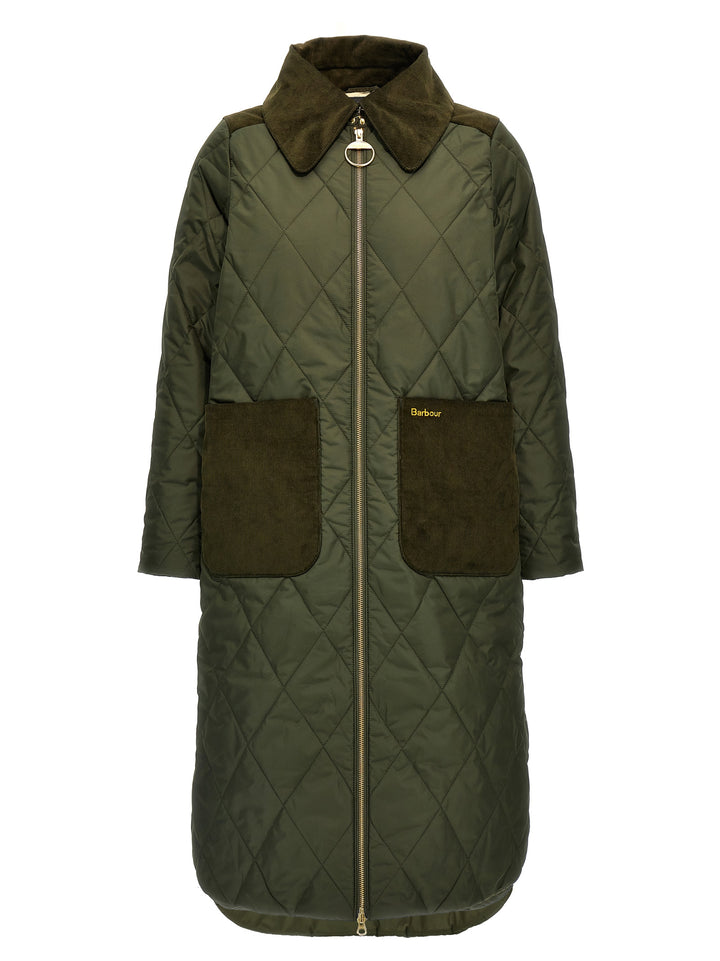 Malton Quilt Casual Jackets, Parka Green