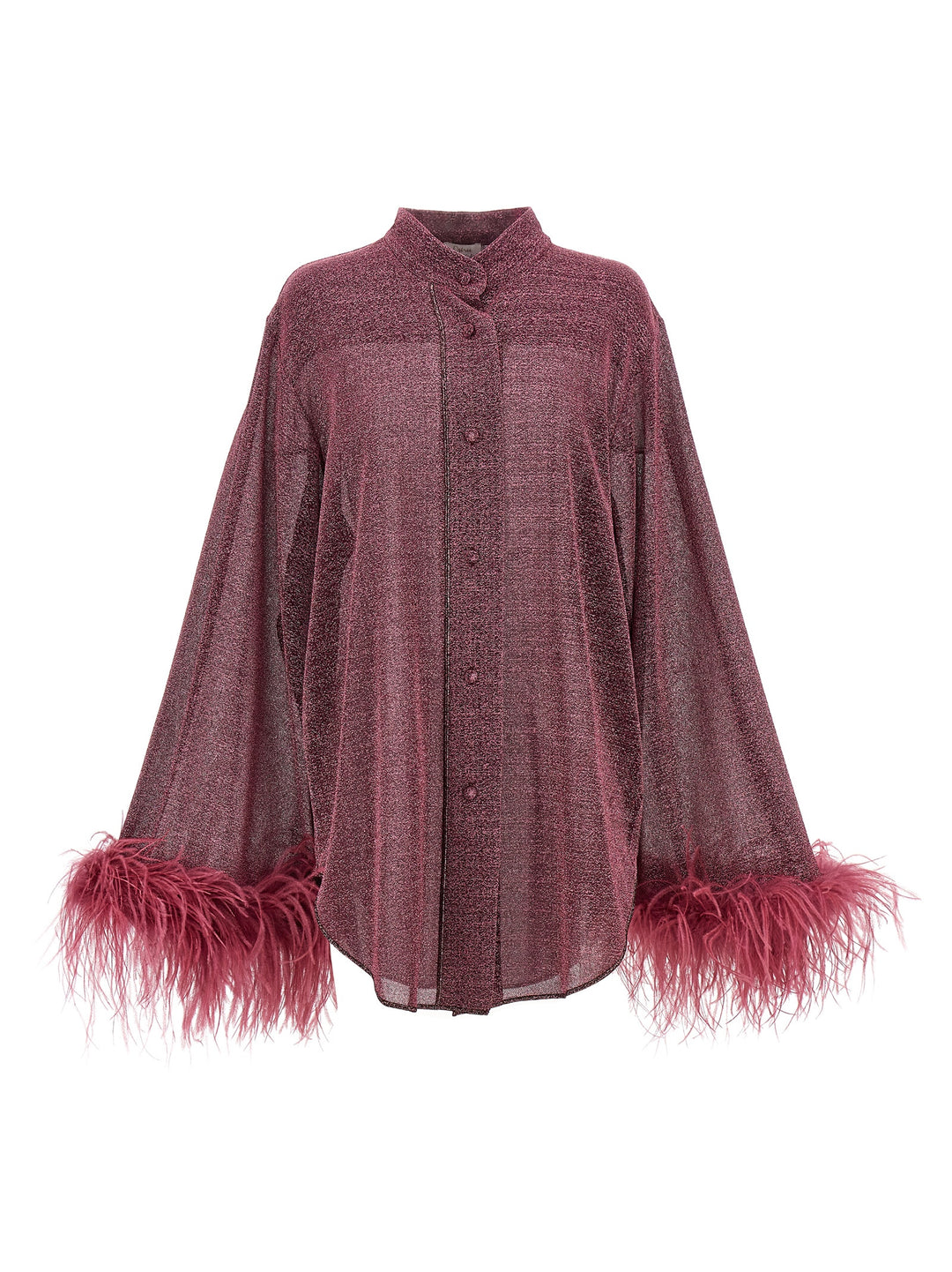 LumièRe Plumage Shirt, Blouse Purple