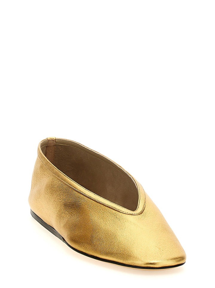 Luna Flat Shoes Gold