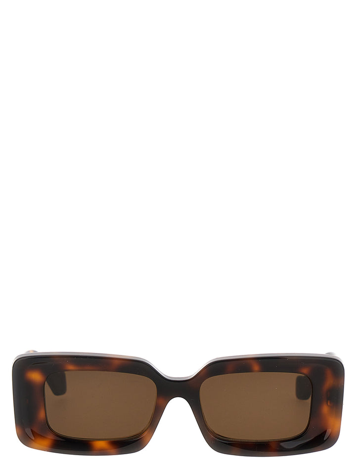 Rectangular Sunglasses Brown