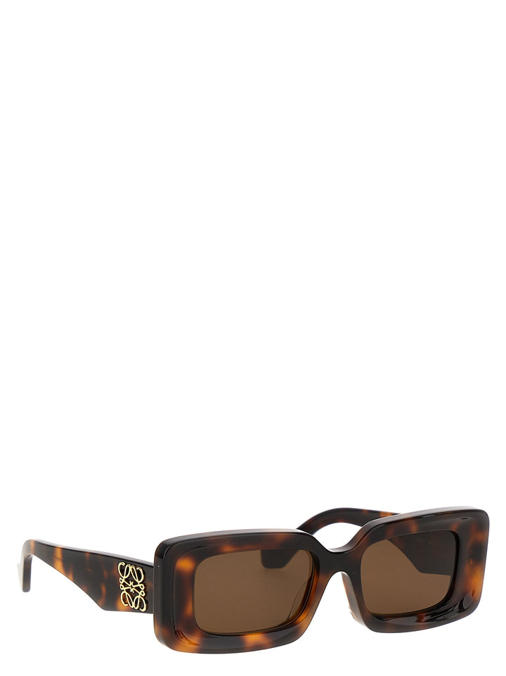 Rectangular Sunglasses Brown