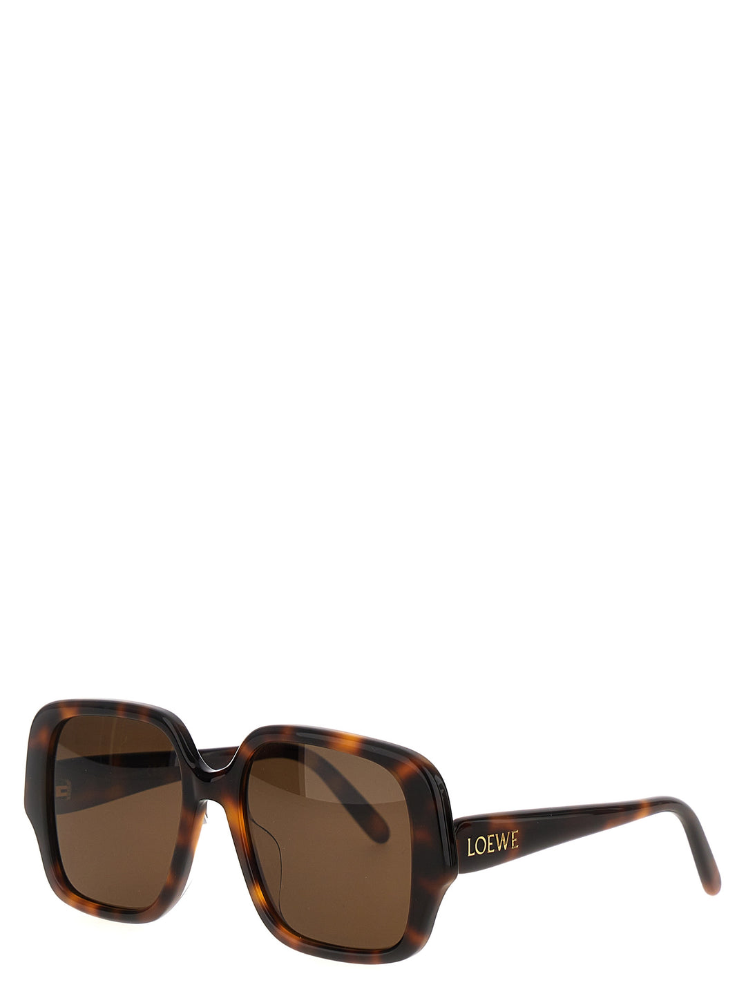 Square Slim Sunglasses Brown