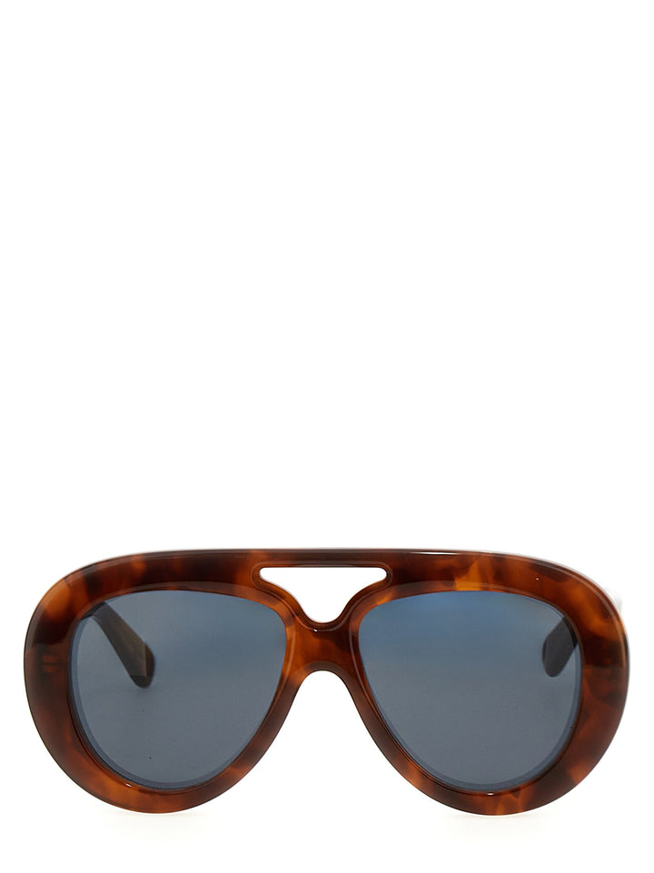 Spoiler Aviator Sunglasses Brown