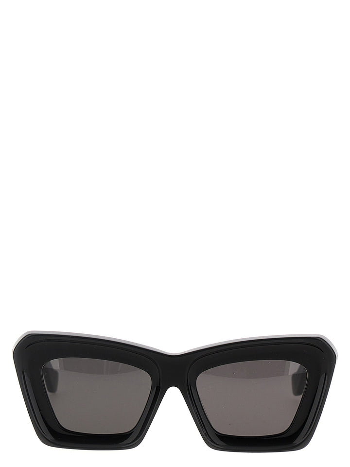 Beveled Sunglasses Black