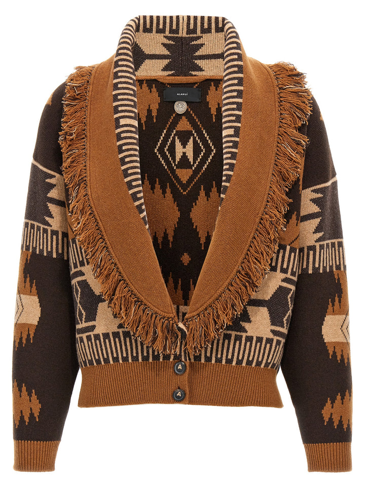 Icon Sweater, Cardigans Brown