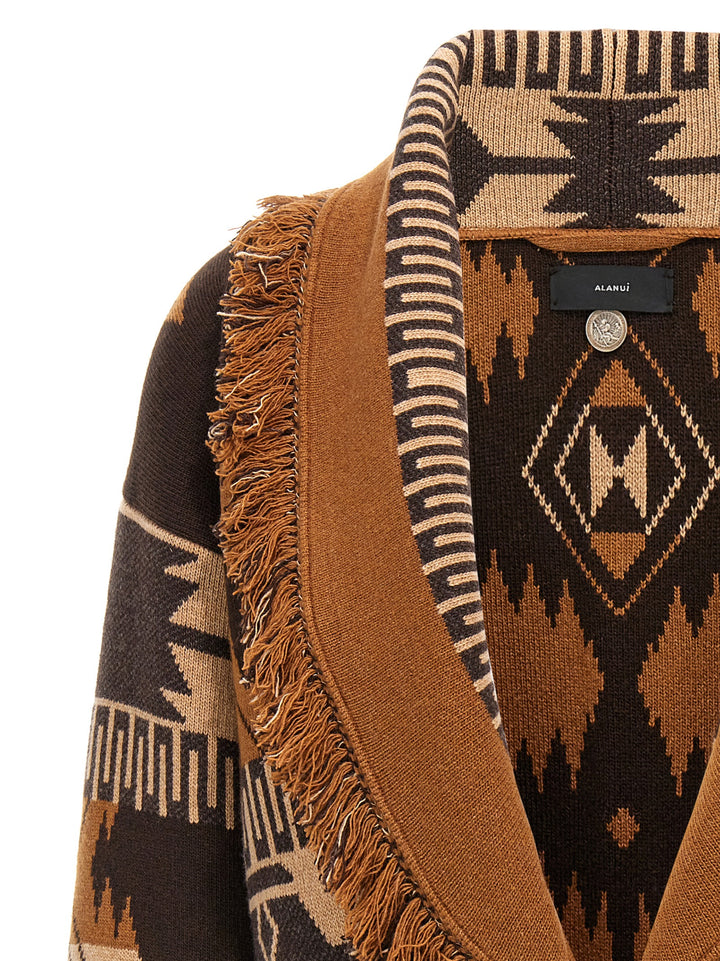 Icon Sweater, Cardigans Brown