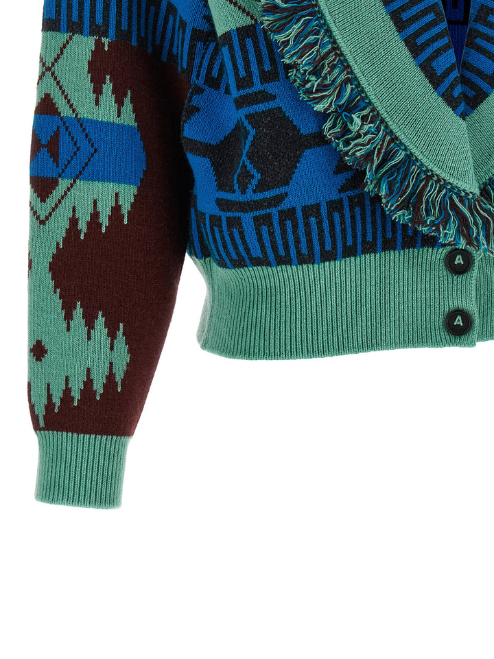 Alanui Icon Sweaters and Cardigans - Light Blue | 583656983c34ce8dbf923f0fc414d6fbfb58e1f2