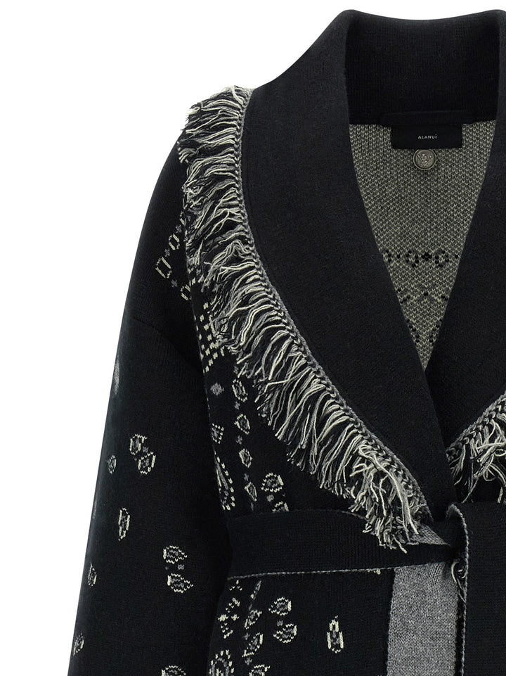 Alanui Bandana Sweaters and Cardigans - Black | 42e6eadb2c0df463bad70a0978003a91fe2cdaf5