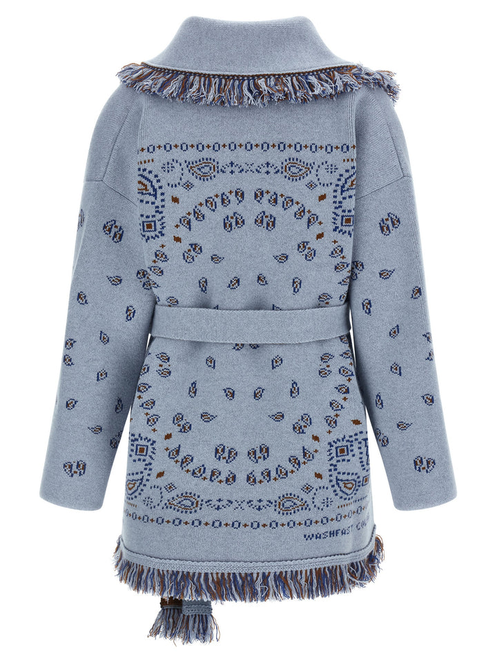 Alanui Bandana Sweaters and Cardigans - Light Blue | ac4fdaaaacc17064363fafd113505b52ead228e5