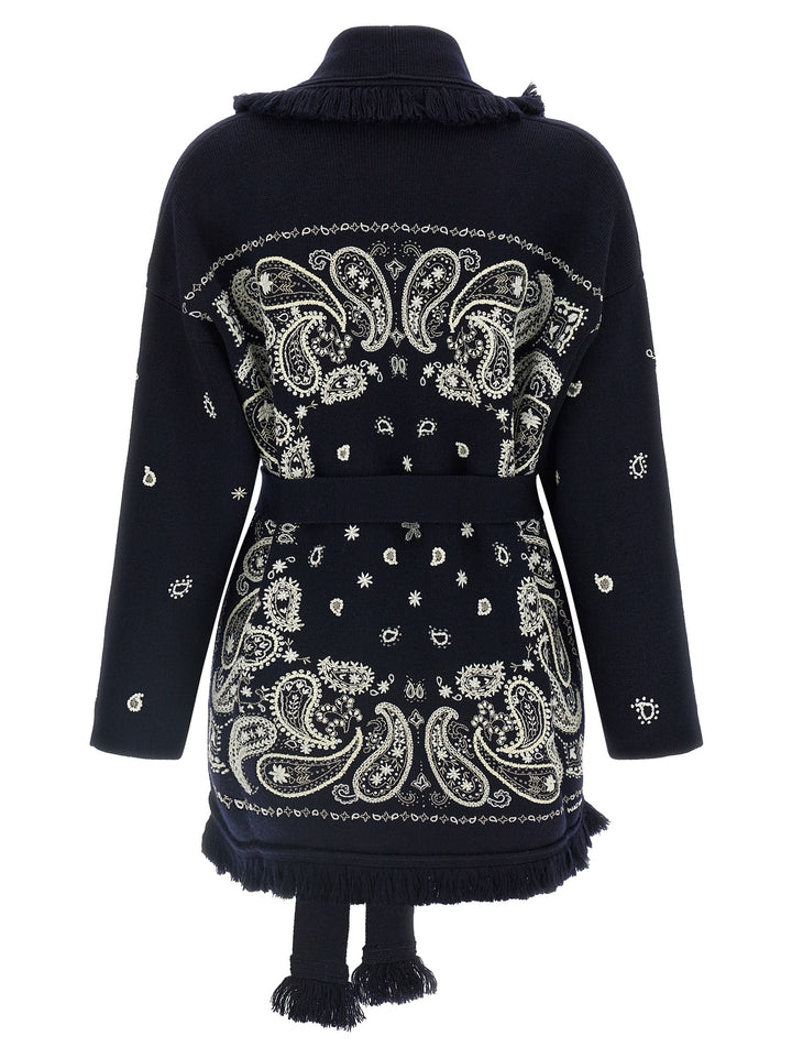 Alanui Echoes Of The Bandana Sweaters and Cardigans - Blue | ce14be74f181daa40e2245022504d5441d8e3994