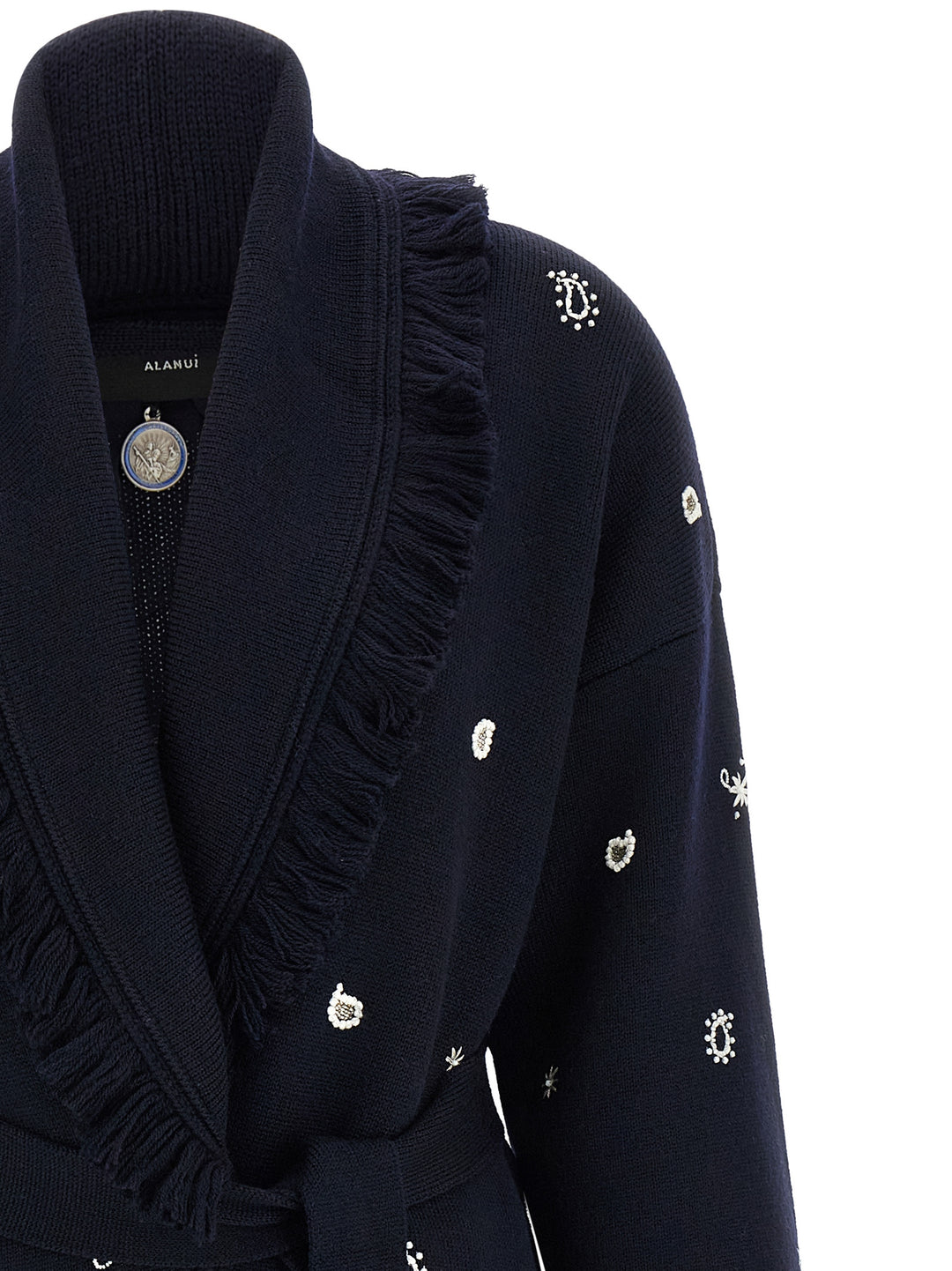 Alanui Echoes Of The Bandana Sweaters and Cardigans - Blue | 2d2b99c72238ef94051656fe7927b8ee52a8189e