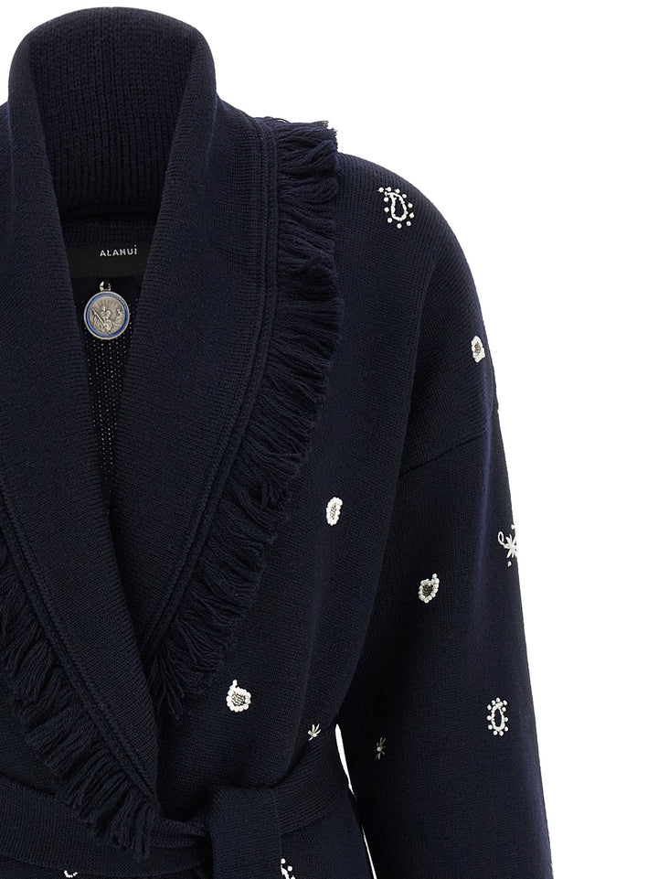 Alanui Echoes Of The Bandana Sweaters and Cardigans - Blue | 2d2b99c72238ef94051656fe7927b8ee52a8189e