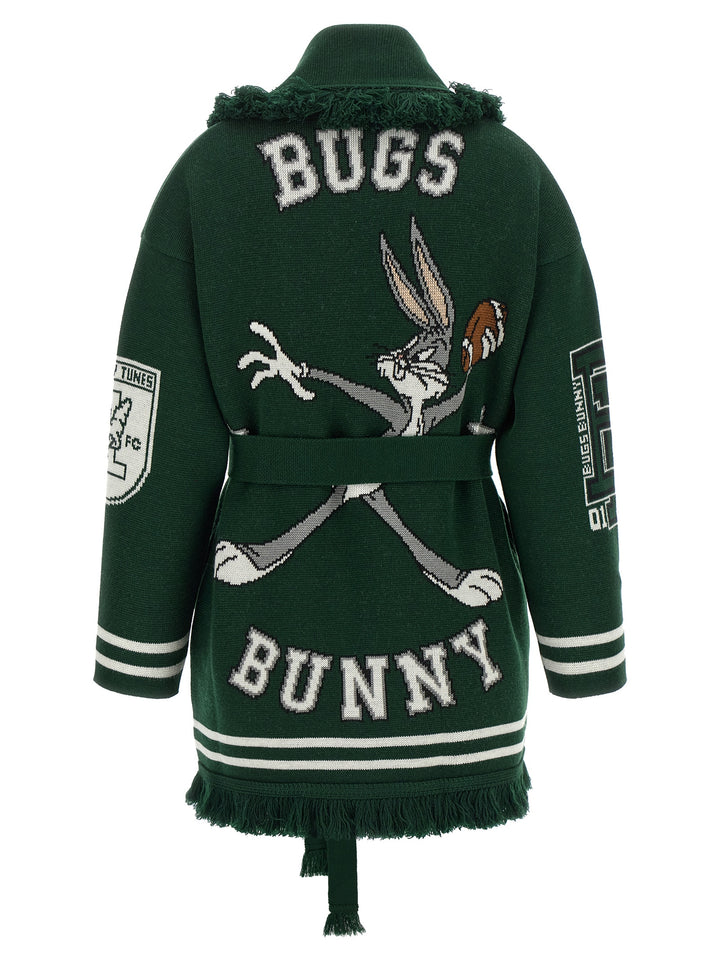 Alanui Sporty Bugs Bunny & Sylvester Sweaters and Cardigans - Green | 3f31e0c08ce8a8494055b9c40bf9b29986b68d3a